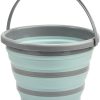 10L(2.6 Gallon) Collapsible Bucket - Foldable Plastic Outdoor Bucket Space Saving, Portable Water Bucket for Cleaning, Fishing, Camping, Beach,Car Washing