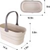 Collapsible Bucket, Bucket for Cleaning Mop, 10L(2.6Gallon) Multiuse Foldable Water Pail, Portable Handy Basket for Cleaning Mop, Camping, Tailgating and More - Image 2